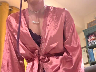 Jess Silk Rides Dildo