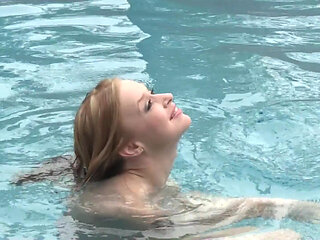 Relaxing by the Pool