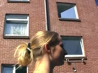 Public Blowjob Tease and Sloppy Fingering Explosion