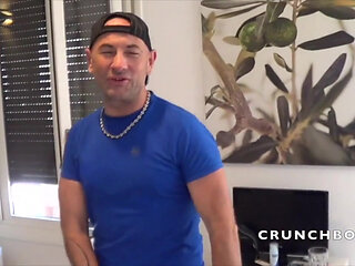 Fucked bareback and creampied by VIktor Rom