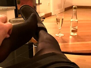 Foot fetish and masturbation