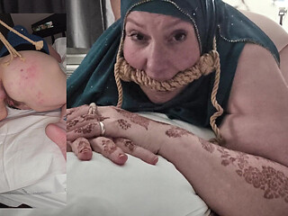 Hijabi Cripple Bum BDSM From Both Angles