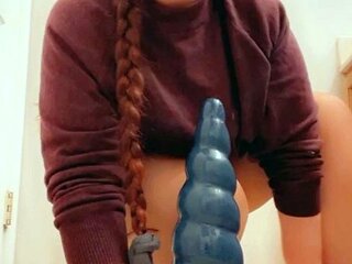 Busty milf horny solo toy time