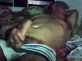 Big-Cock Daddy Strokes Solo on Bed