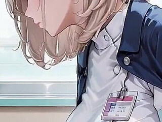 Blonde Nurse! Private Moments in the Hospital Corridor, Secrets Under That White Coat Are Insane!