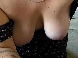 Fuck in an Abandoned Mansion I Blowjob, Doggystyle, POV