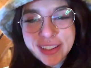 Pale amateur teen brunette Lynn Love