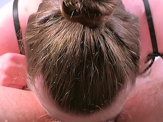 Ritzy Rains Hardcore Degrading 69 Super Sloppy Deepthroat with Relentless Gagging, Drool Pouring, and a Thick Throat-pie