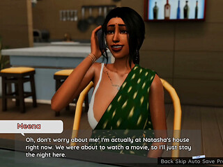 Step uncle and step aunty krish and rita having kitchen sex caught by Ronnie and leela