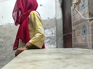 Newly Married Hottest Indian Desi Bhabi Fucking with Her Husband's Younger Stepbrother in Doggy Style