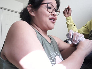 Sticky Paste Handjob