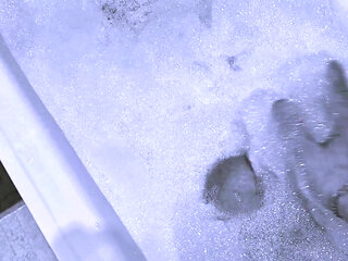 Petite Beautiful Femdom Sissy Gets Ready for Hot Fucking with Daddy by Washing Her Anus.