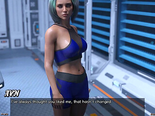 Stranded in Space - Hard Talk with Femdom Military Girl