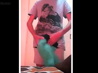 Curved 9-Inch Cock - Amateur Big Cock Solo