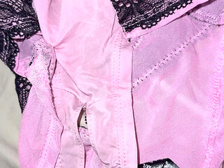 Cum of wife's panties 49