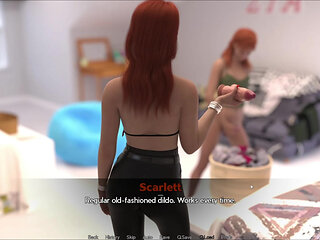 Scarlett Loves Punishing Shemale Mila Asshole With Sex Toys