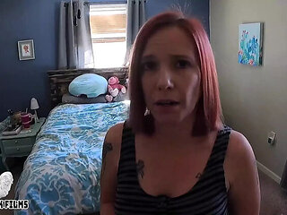 Gold Digging Stepmom Jane Cane Fucks Hard - Big Tits MILF Creampie POV