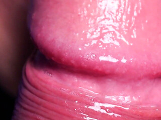 Anya's Asmr Oral Fantasy: Extreme Macro Blowjob, Bridle Play & Heavy Cumshot