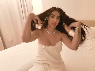 Mexicana Jessica Sodi de visita a Barcelona y le doy una calida bienvenida