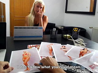 Czech Supermodels 13: Beata: Blonde Begs for a Fat Load on Her Ass