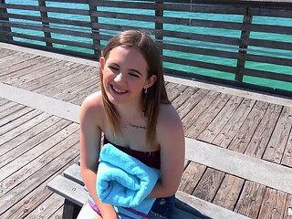 Teenage Gives Bum For Cash 1 - Public Pickups