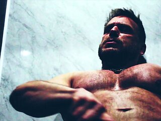 Horny Hunk Dildo Drills His Juicy Ass