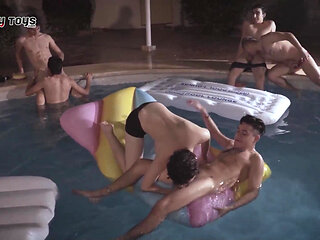 Eros and Martin Plan Their Wild Pool Sex Party