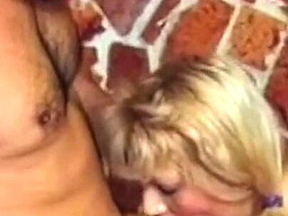 Squirting Blonde MILF Drenched by Thick Cock Pounding