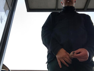 Wank at Trainstation