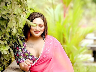 Pink Saree Fashion Video Saree Lover Video Bold Shoot