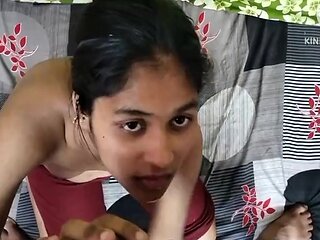Indian Desi Girl Sucking Dick