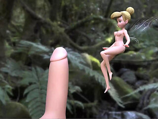 Tinkerbell With A Big Dick In The Woods ( Parody )