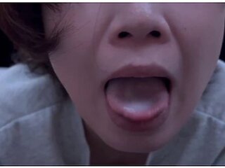 She Wants Sperm And Gets Excited By A Shy, Gobbling Blowjob