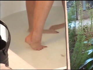 Lesbian Sex with Young Blonde Licking Hairy Pussy to a Beautiful MILF with Big Tits