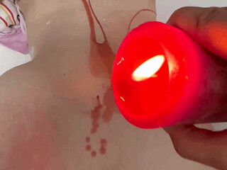 Hot Wax Session While We're Having Sex