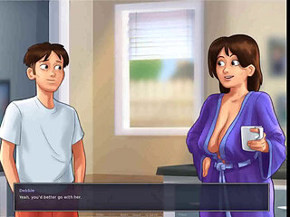 Summertime saga: the MILF is ready for more milking ep 134