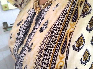 45 Year Old Neighbor Stepaunty Seduced Me by Seeing Her Big Ass While Combing Her Hair - Indian Desi Sex (bbw)