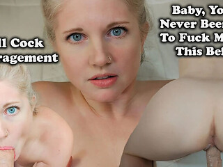 Nice Big Dildo Fucks Blonde MILF - Small Penis Encouragement