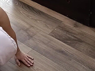 Sexy Wife Workout at Home Naked