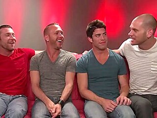 Rex Roddick, Troy Collins And Trevor Knight In American Mans Double Dp Delight