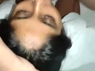 Hot Mallu girl gives deepthroat and blows college boyfriend's cock