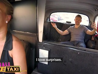 Blowjob and Orgasms in a Taxi