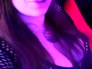 Amateur busty brunette masturbates and does hand job