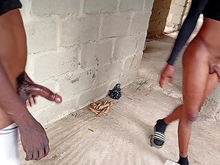 Watch how i fuck the sweet twink outdoor in an uncompleted house.