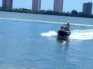 Sucking & Fucking My Jetski Instructor's Dick on the Beach