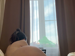 Crossed Legs Hands-free Cum While Watching Porn - Soaking Wet Slimy Pussy Close up