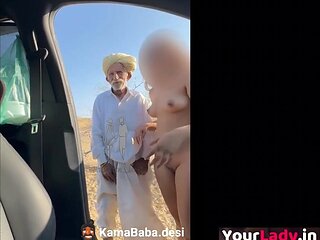 Bare Wifey Road Joy With A Rajasthani Guy In Outdoor Hook-up