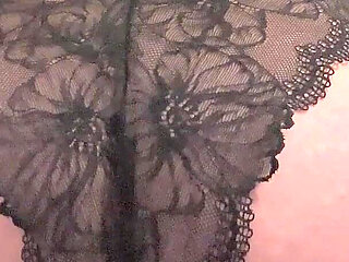 Bedtime Farts in Black Lingerie