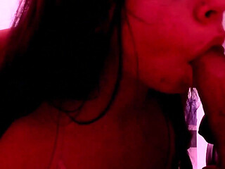 Real Student Sucking and Masturbating While You Re Work Face