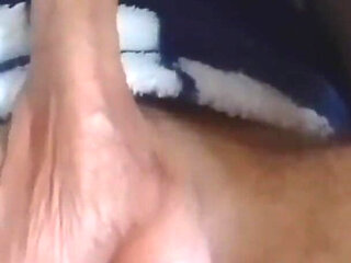 Stepmom Gives a Blowjob to Her Stepson's Big Cock, His Balls Don't Stop Moving!